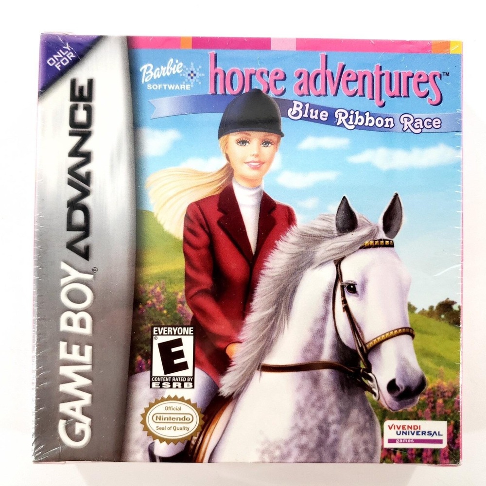 Barbie Horse Adventures: Blue Ribbon Race (Nintendo Game Boy Advance) New Sealed